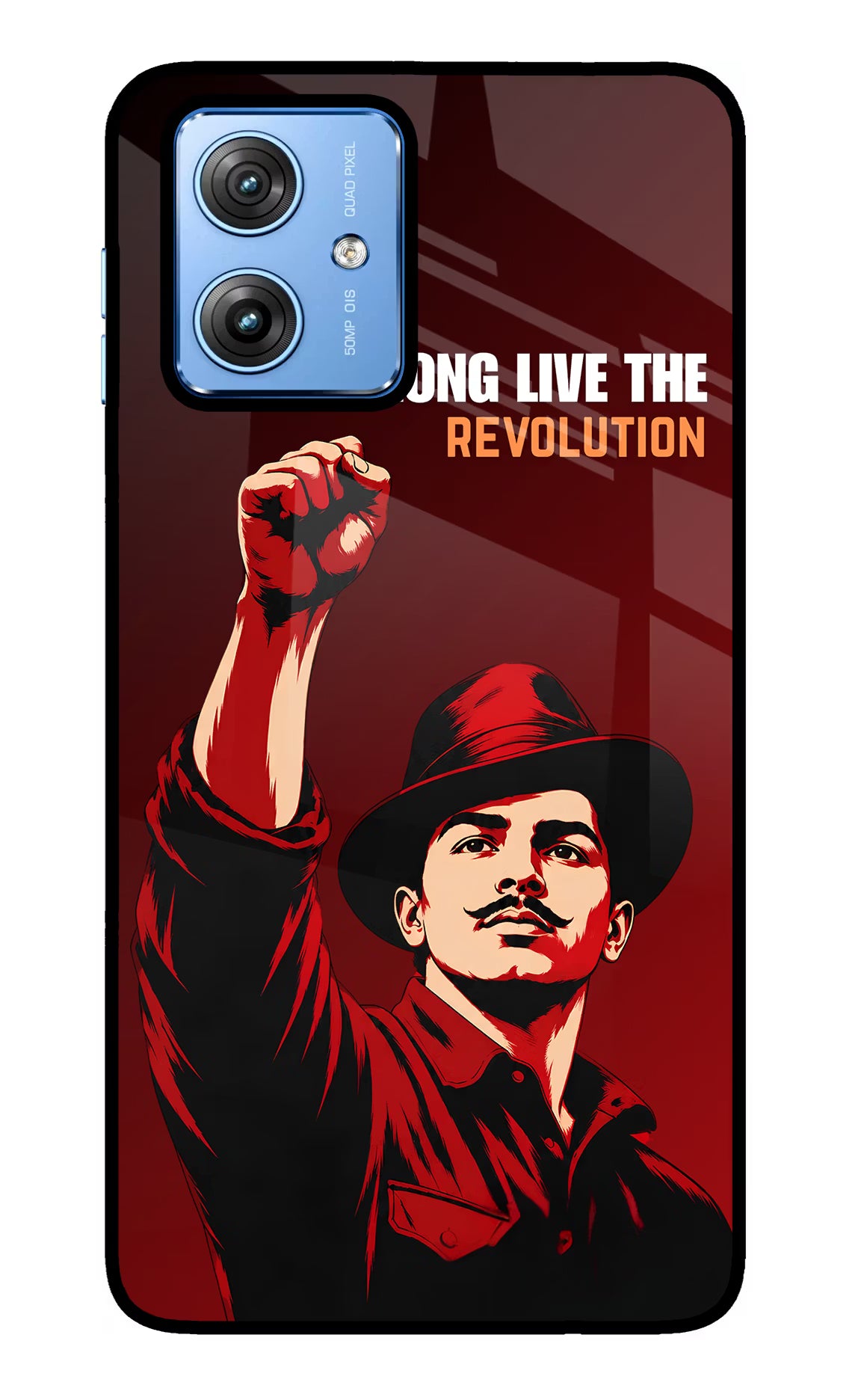 Bhagat Singh Revolution Moto G64 5G Glass Case