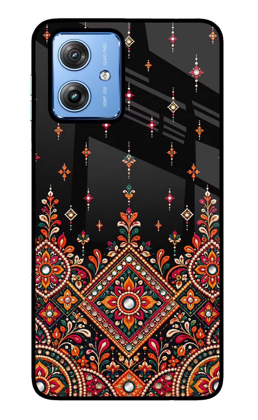 Noir Mehfil Moto G64 5G Back Cover, Glass case
