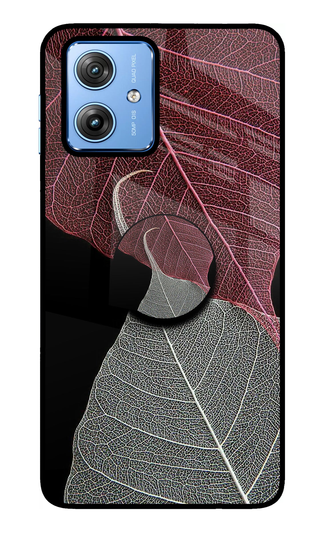 Leaf Pattern Moto G64 5G Pop Case