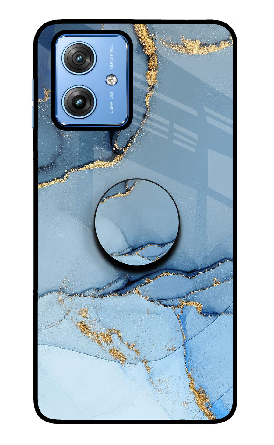 Blue Marble Moto G64 5G Pop Case, Glass case