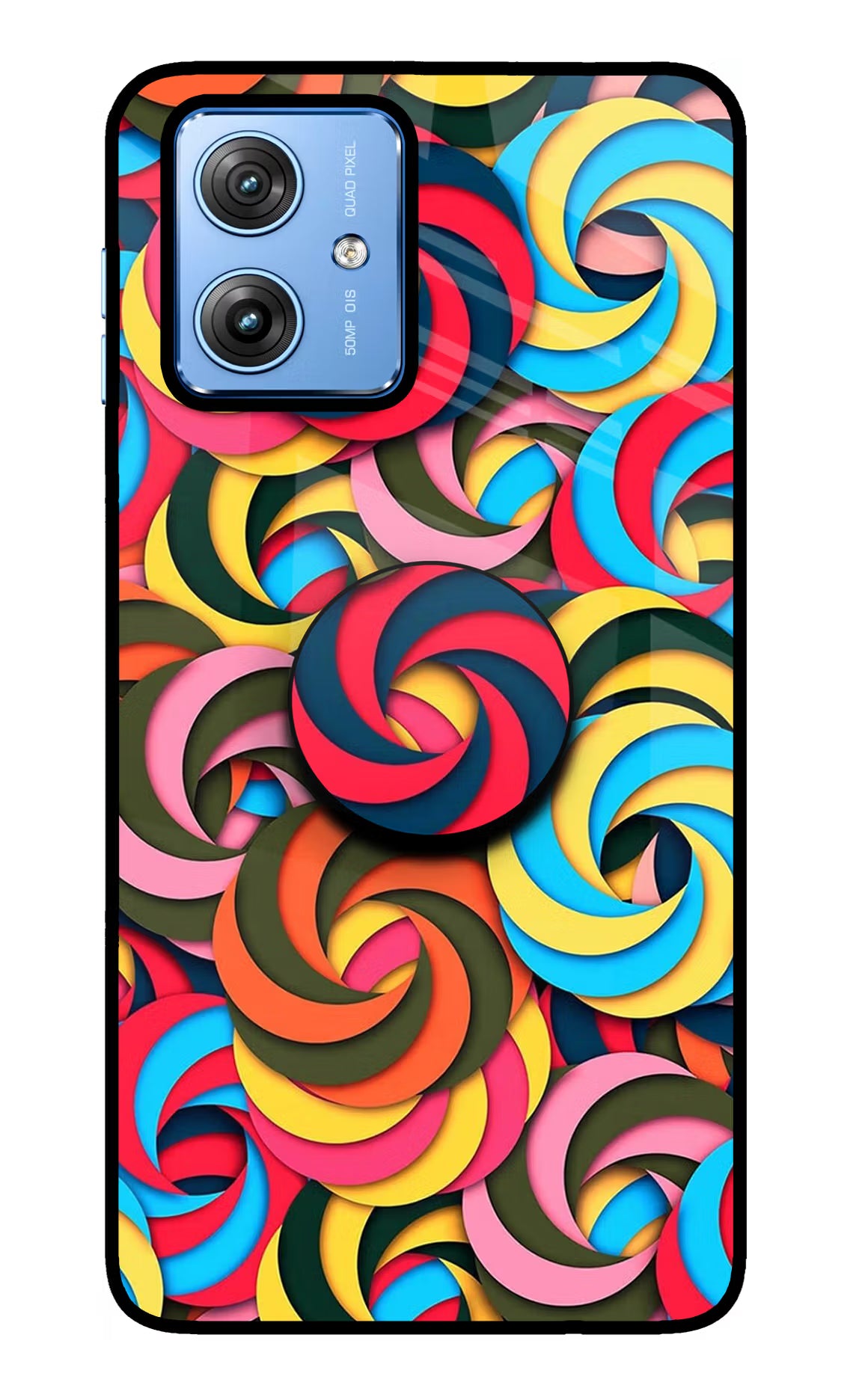 Spiral Pattern Moto G64 5G Pop Case by Casekaro