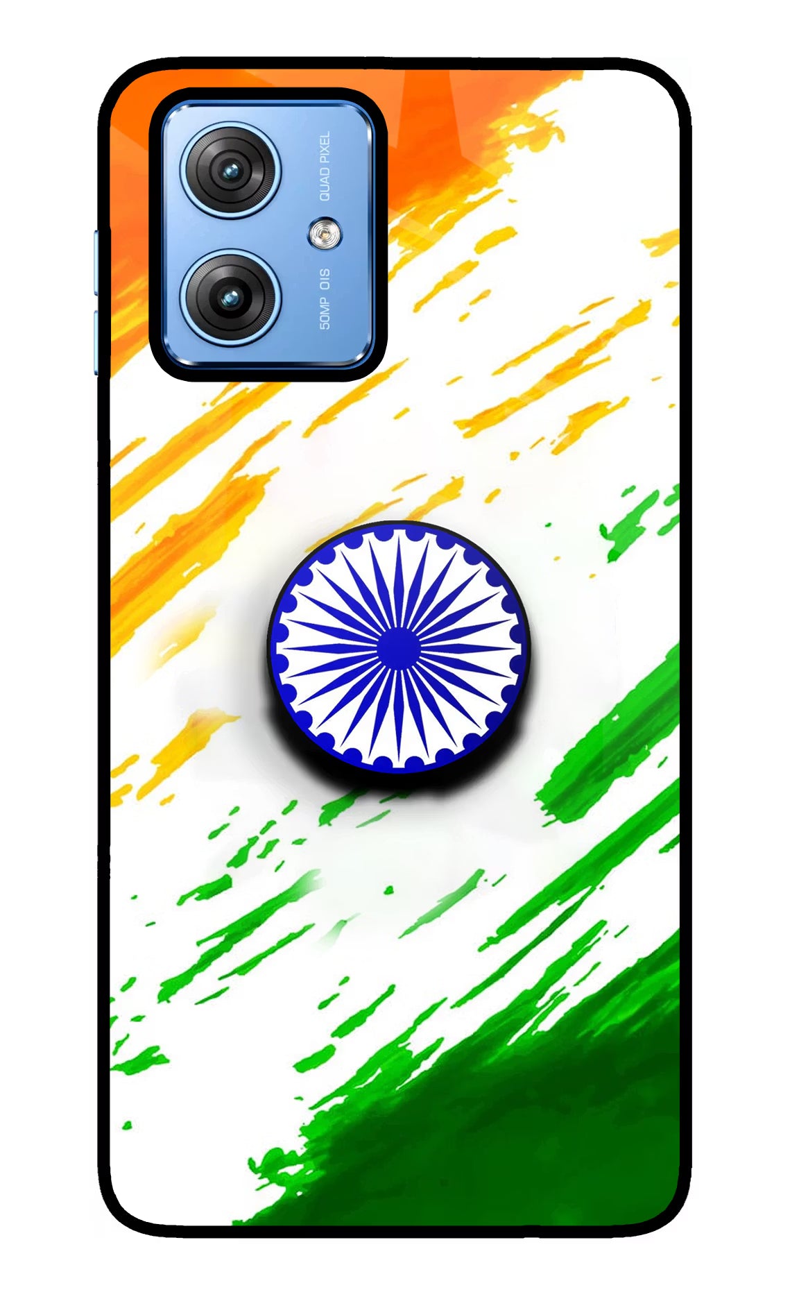 Indian Flag Ashoka Chakra Moto G64 5G Pop Case by Casekaro