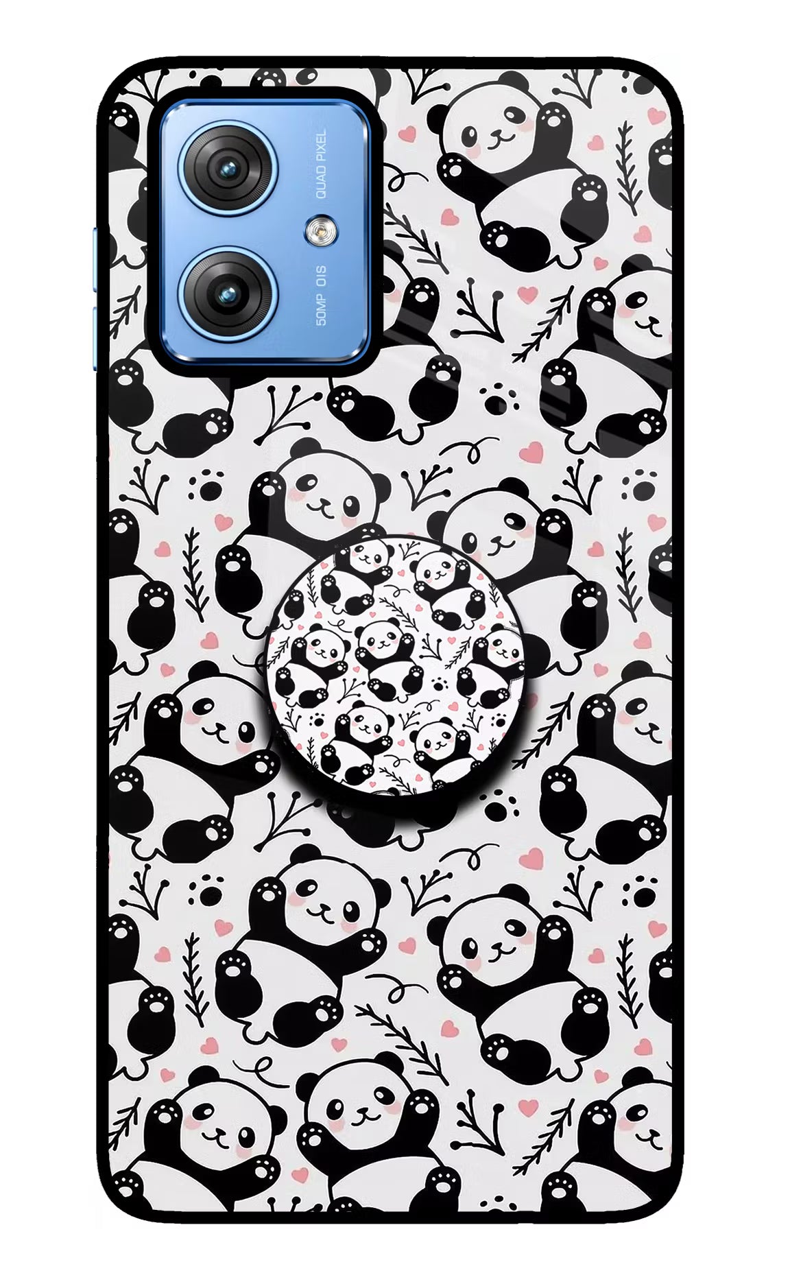 Cute Panda Moto G64 5G Pop Case by Casekaro