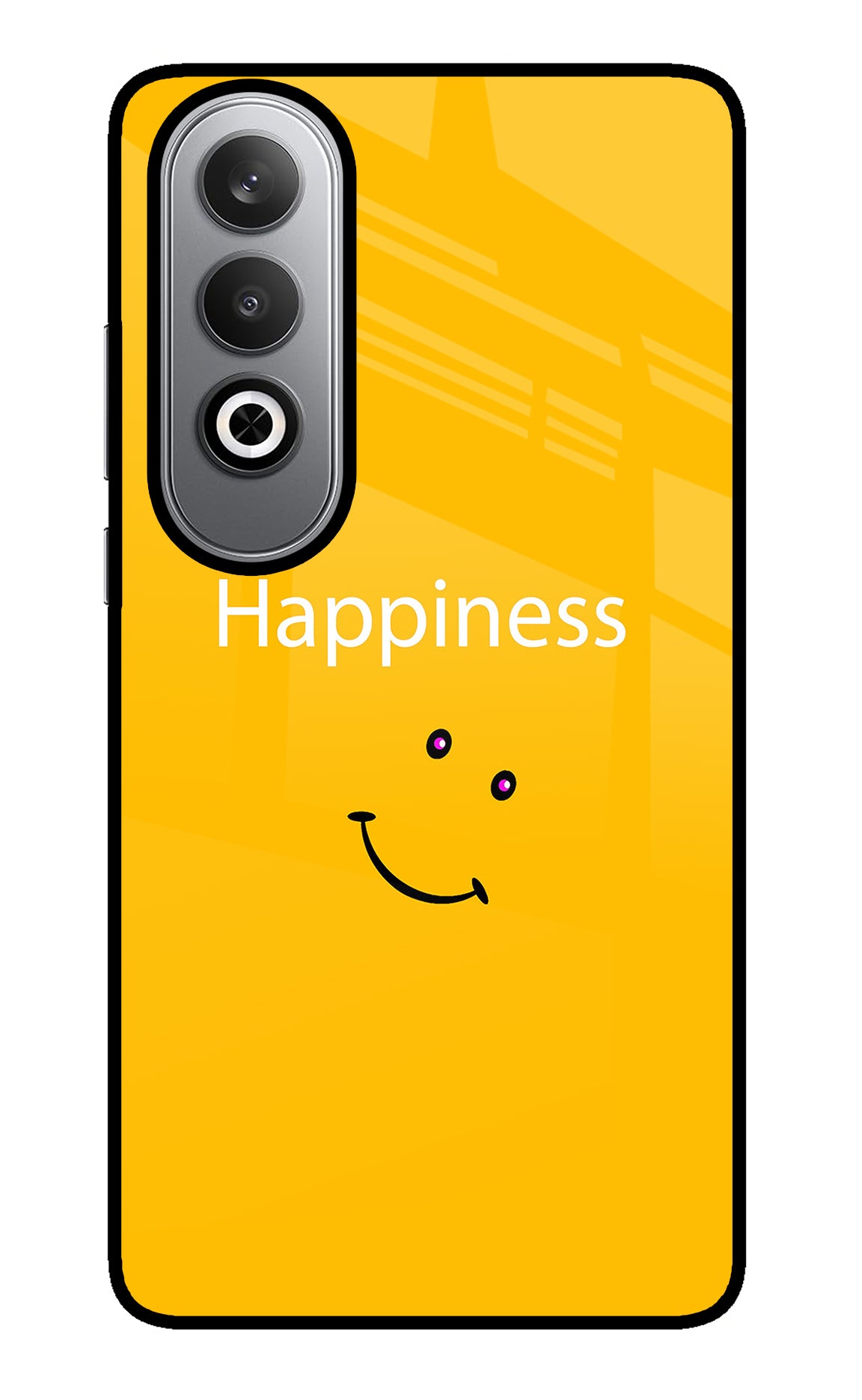 Happiness With Smiley Oneplus Nord CE4 Glass Case