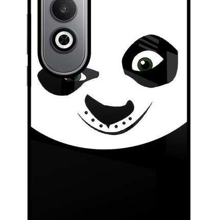 Panda Oneplus Nord CE4 Glass Case Back Cover by Casekaro