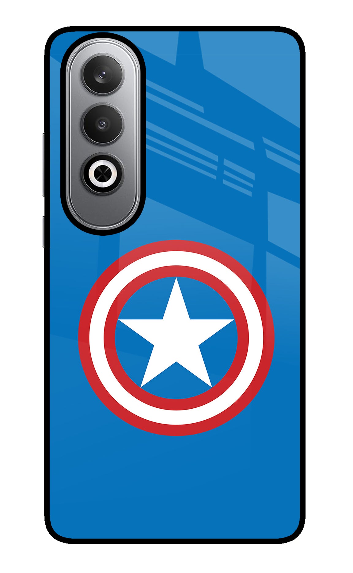 Captain America Logo Oneplus Nord CE4 Glass Case