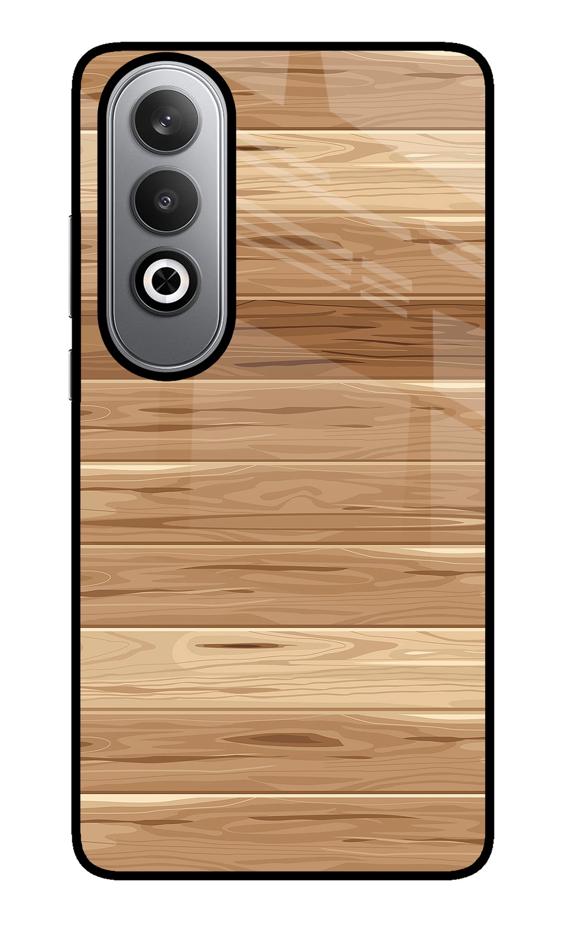 Wooden Vector Oneplus Nord CE4 Glass Case