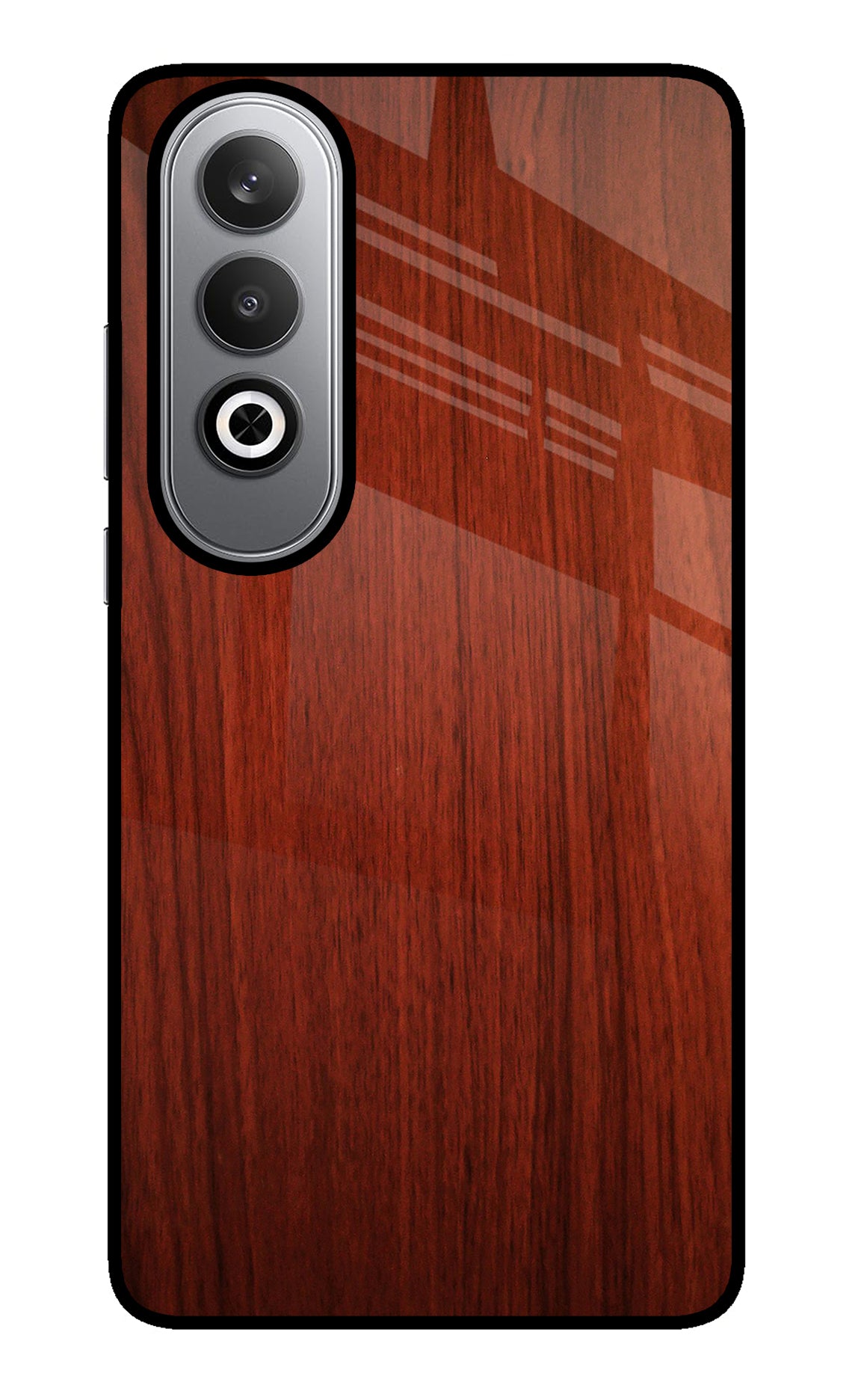 Wooden Plain Pattern Oneplus Nord CE4 Glass Case