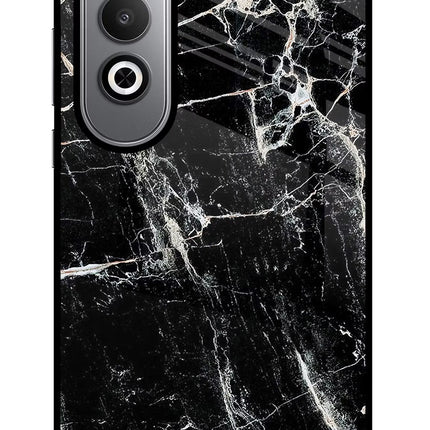Black Marble Texture Oneplus Nord CE4 Glass Case