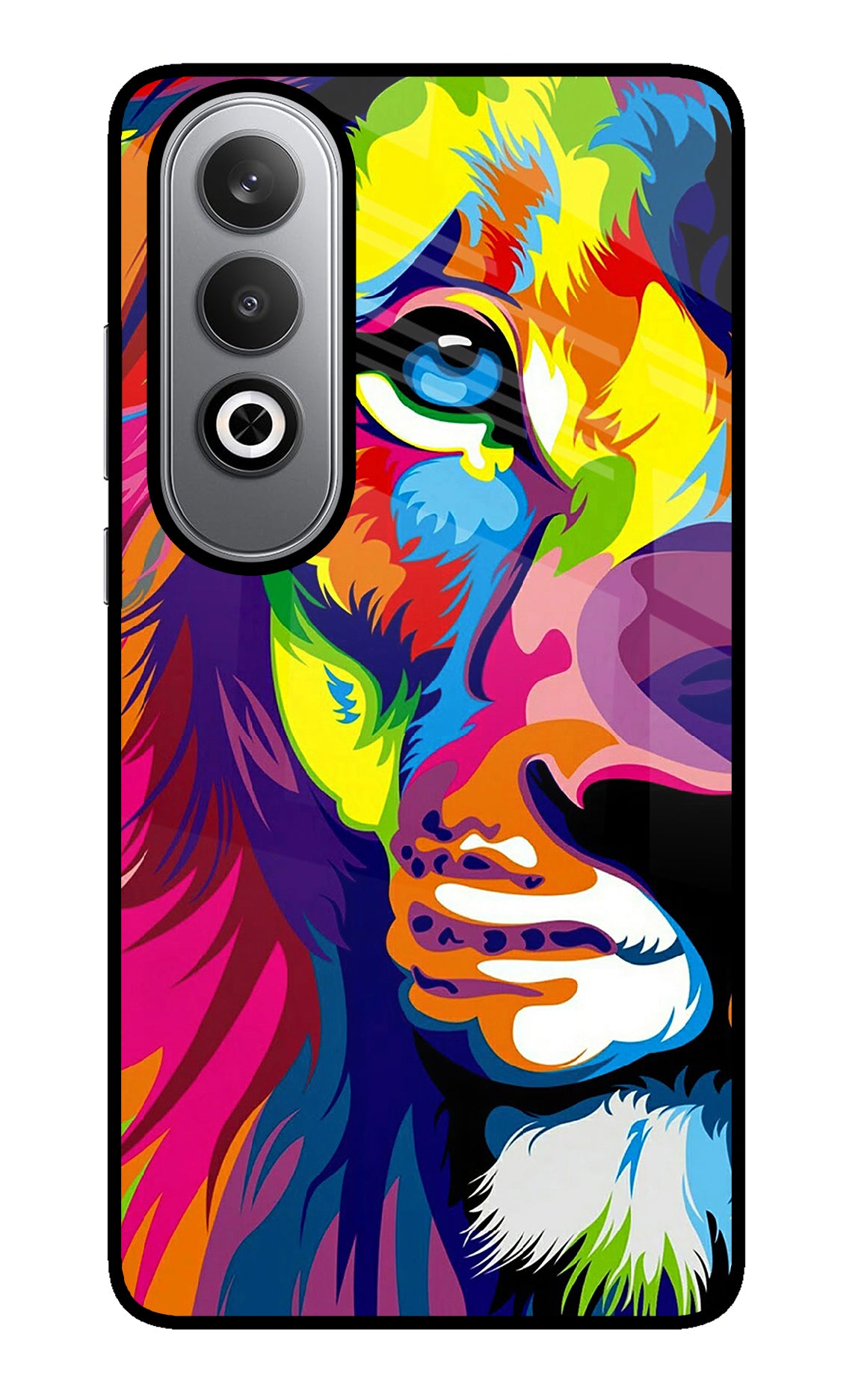 Lion Half Face Oneplus Nord CE4 Back Cover