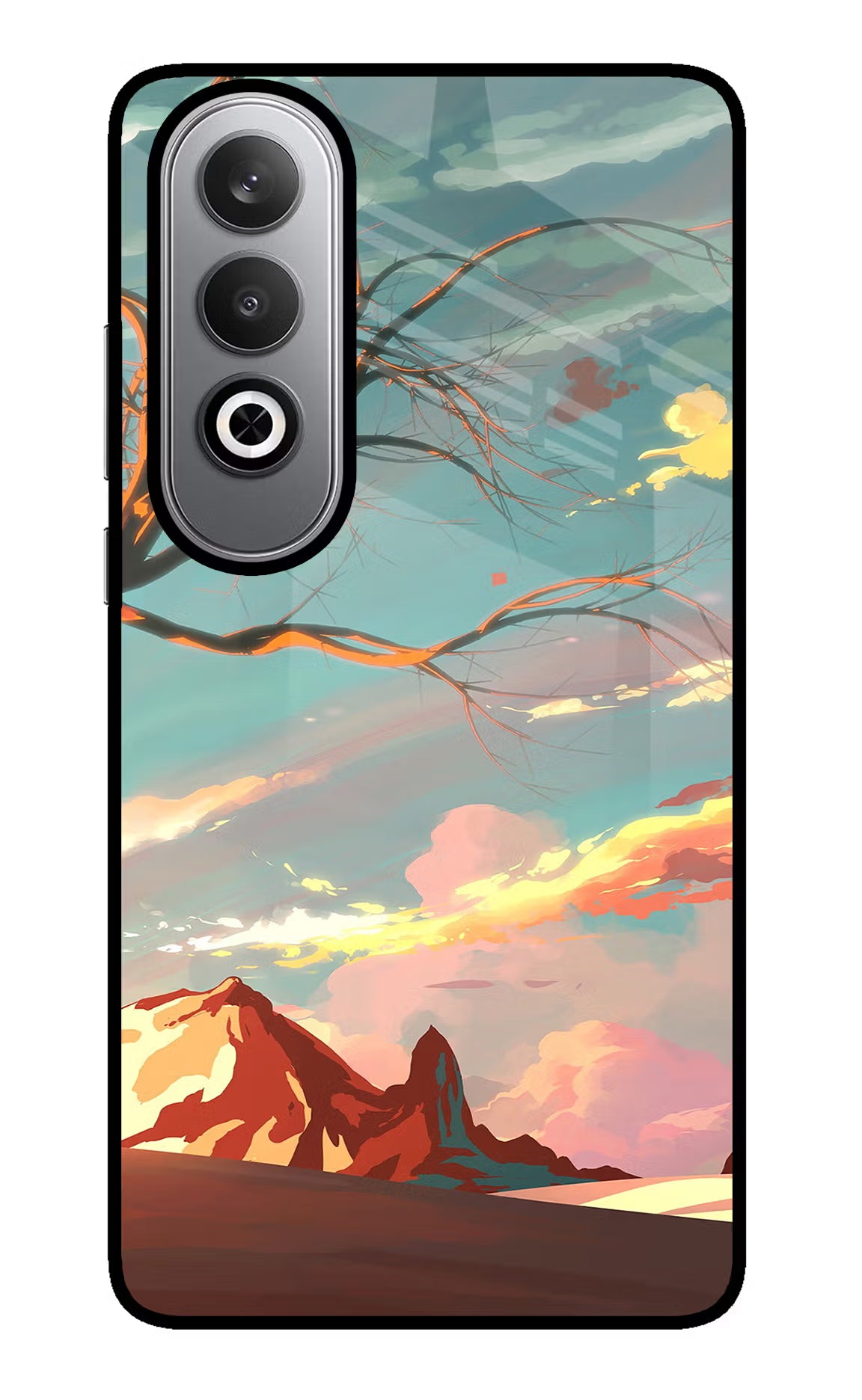Scenery Oneplus Nord CE4 Glass Case Back Cover by Casekaro