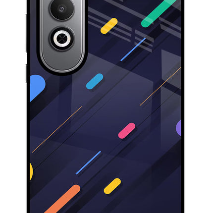 Abstract Design Oneplus Nord CE4 Glass Case Back Cover by Casekaro