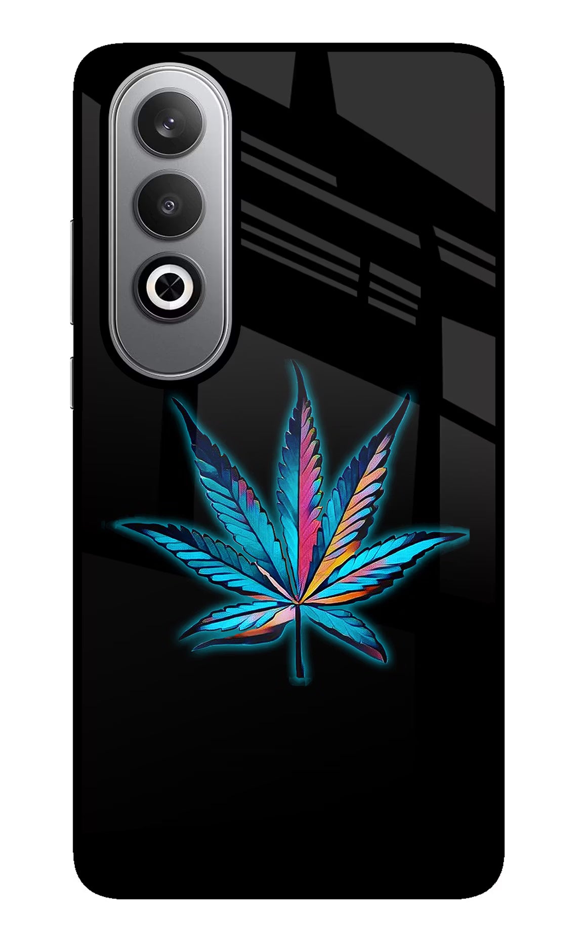 Weed Oneplus Nord CE4 Glass Case Back Cover by Casekaro