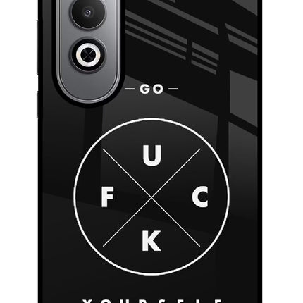 Go Fuck Yourself Oneplus Nord CE4 Glass Case Back Cover by Casekaro