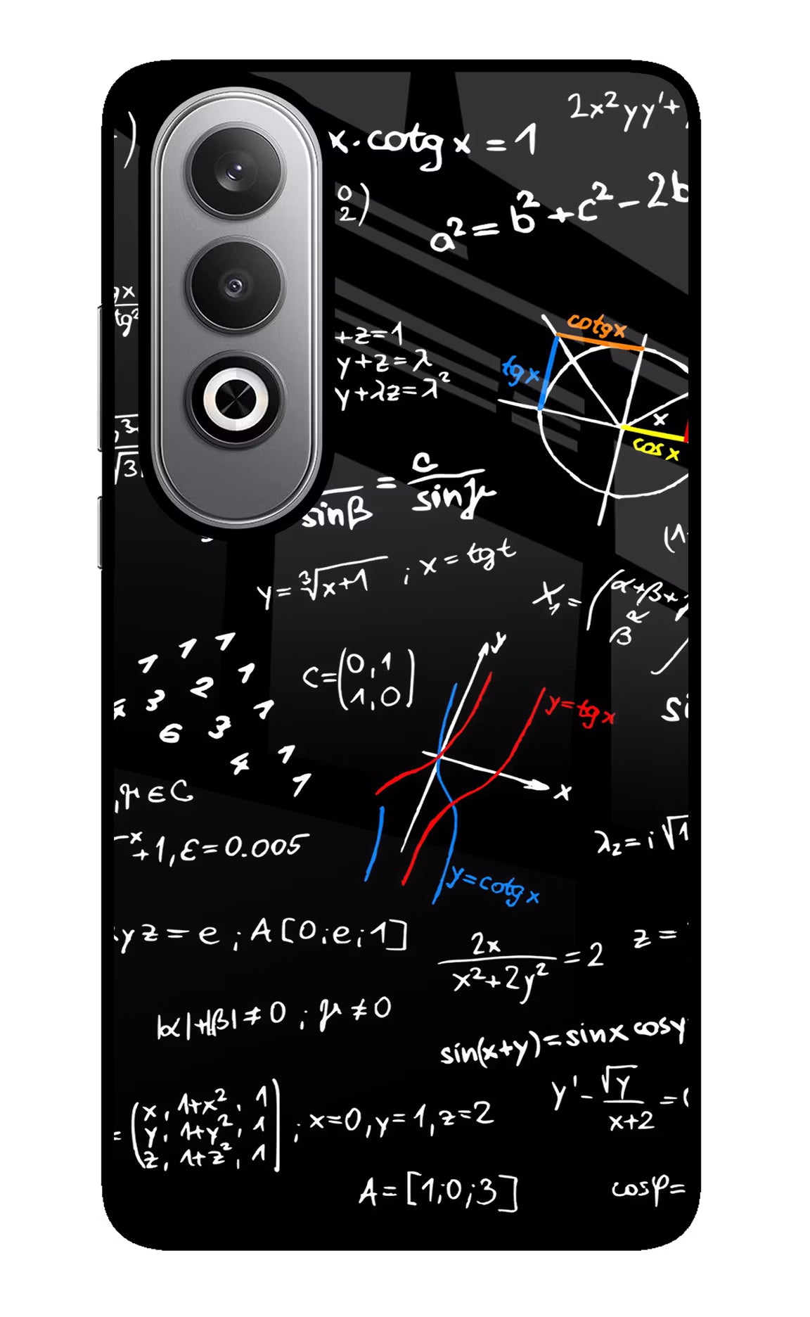 Mathematics Formula Oneplus Nord CE4 Glass Case Back Cover by Casekaro