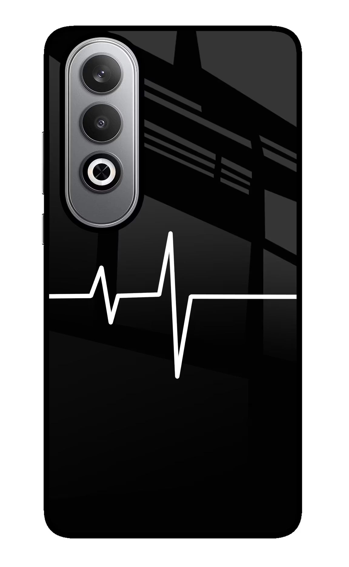 Heart Beats Oneplus Nord CE4 Glass Case Back Cover by Casekaro
