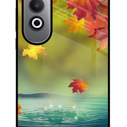 Flowers Oneplus Nord CE4 Glass Case Back Cover by Casekaro