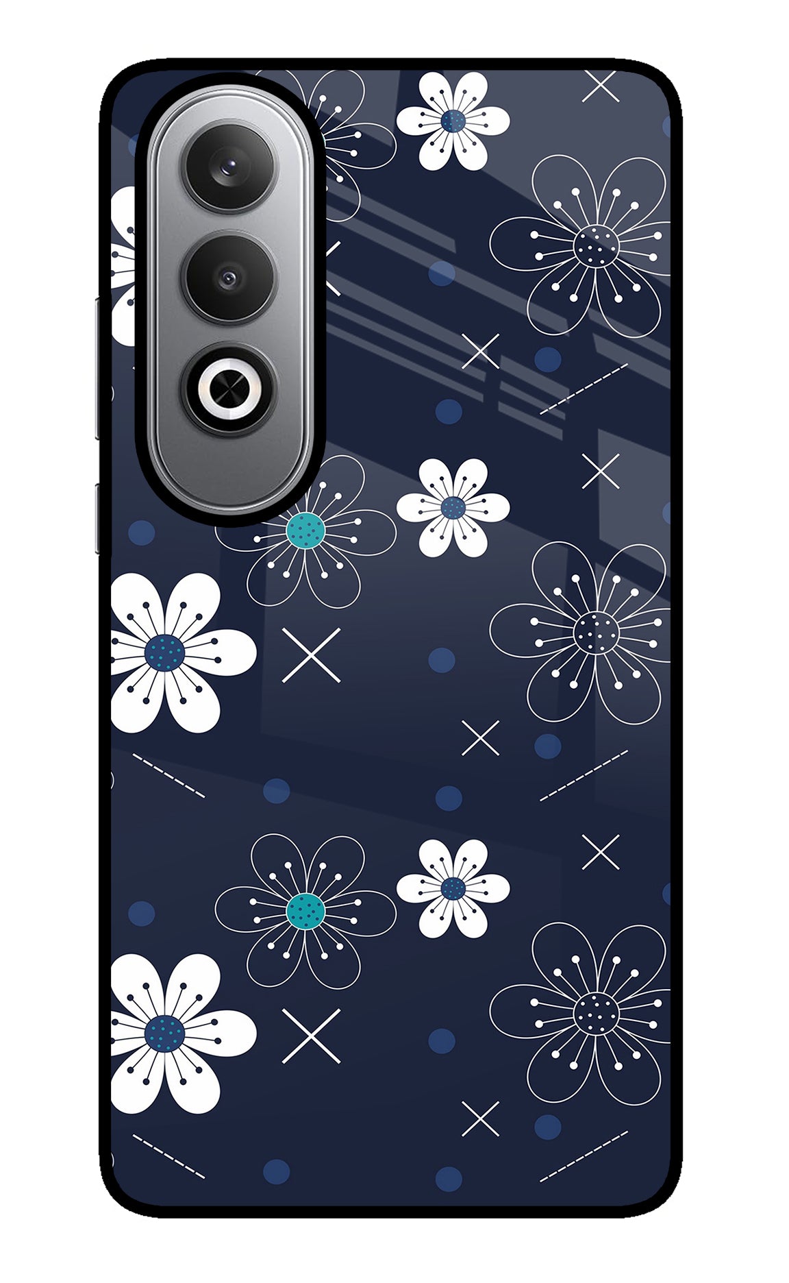 Flowers Oneplus Nord CE4 Back Cover