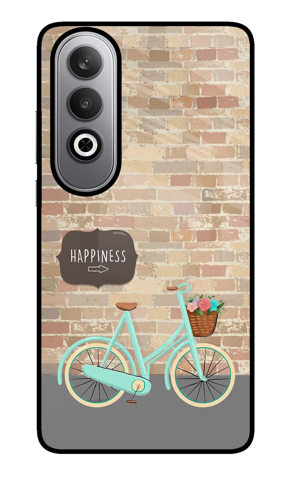 Happiness Artwork Oneplus Nord CE4 Glass Case Back Cover by Casekaro