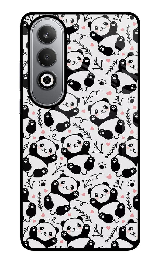 Cute Panda Oneplus Nord CE4 Glass Case