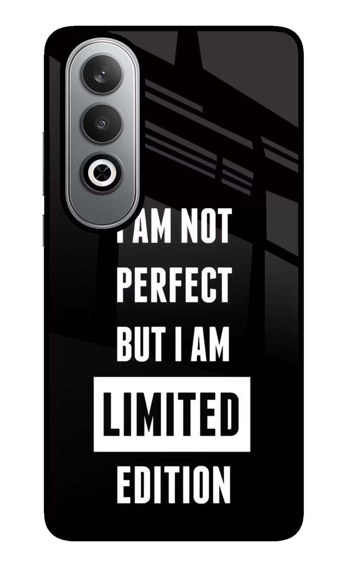 I Am Not Perfect But I Am Limited Edition Oneplus Nord CE4 Glass Case Back Cover by Casekaro