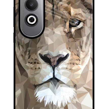 Lion Art Oneplus Nord CE4 Glass Case Back Cover by Casekaro