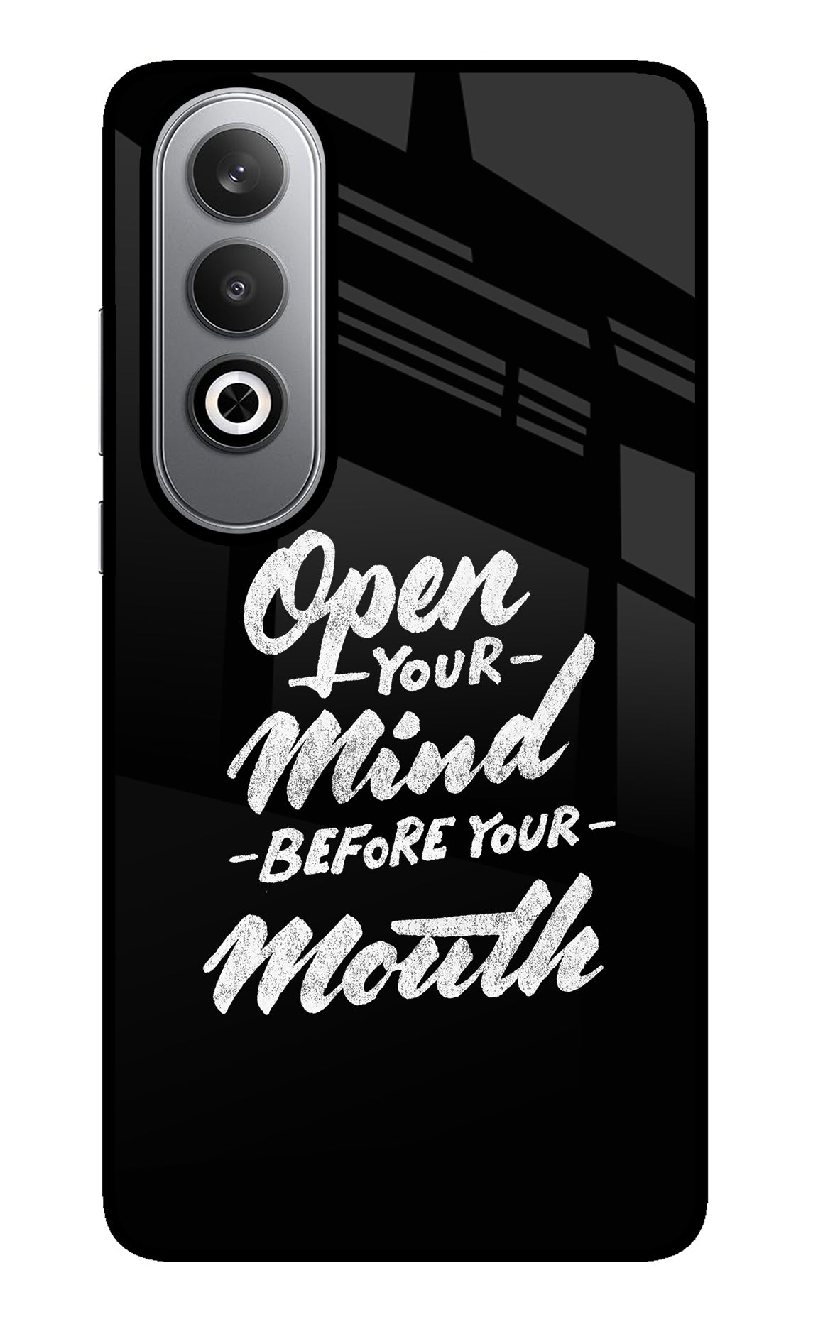 Open Your Mind Before Your Mouth Oneplus Nord CE4 Back Cover