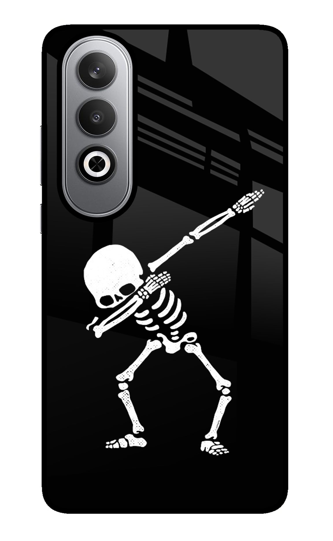 Dabbing Skeleton Art Oneplus Nord CE4 Glass Case