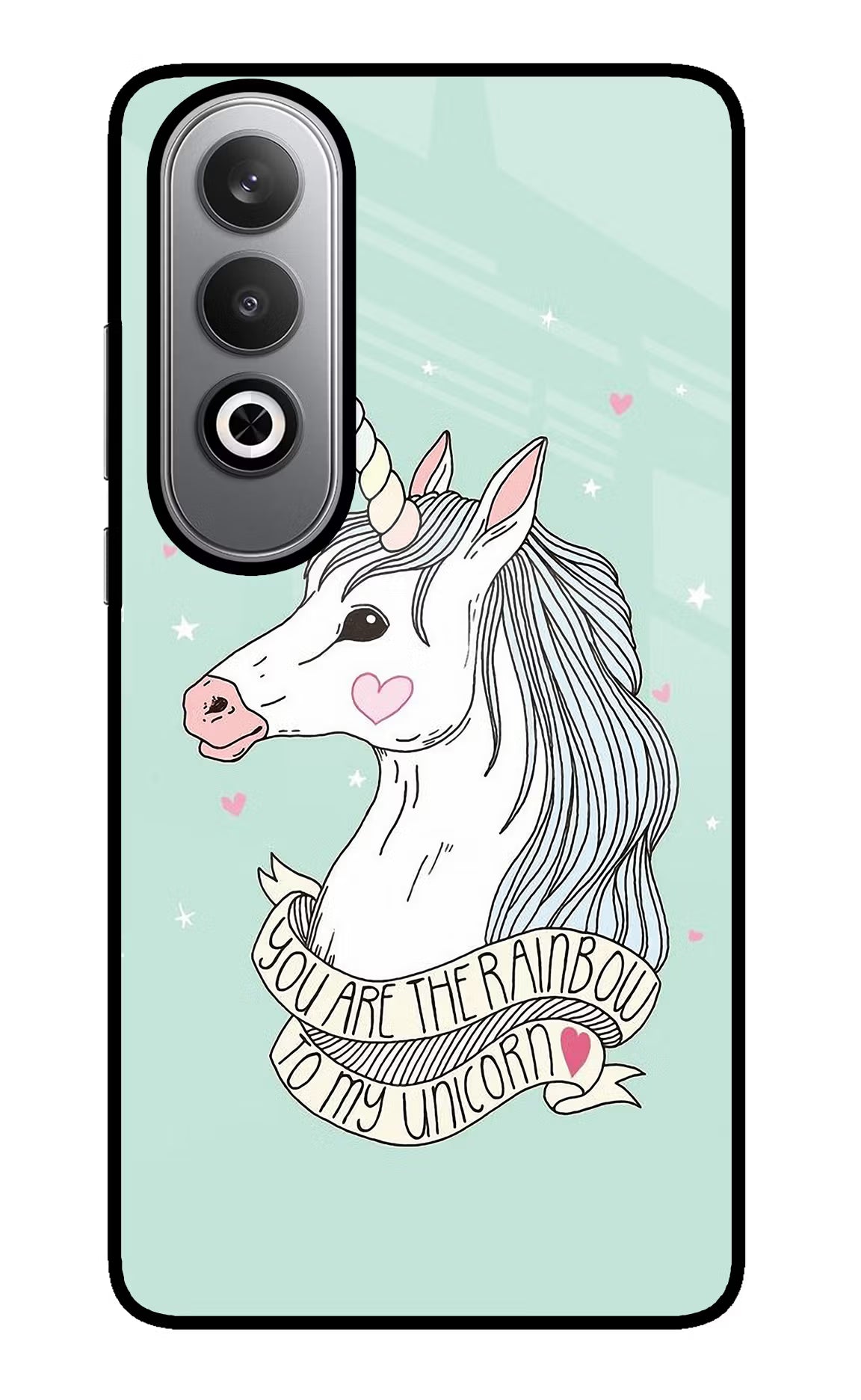 Unicorn Wallpaper Oneplus Nord CE4 Glass Case Back Cover by Casekaro