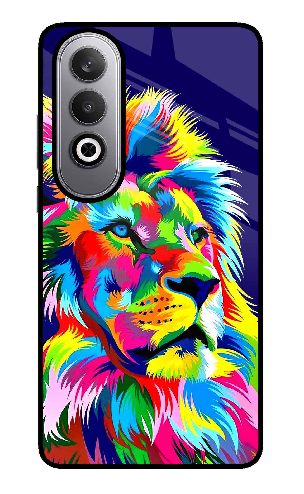 Vector Art Lion Oneplus Nord CE4 Glass Case