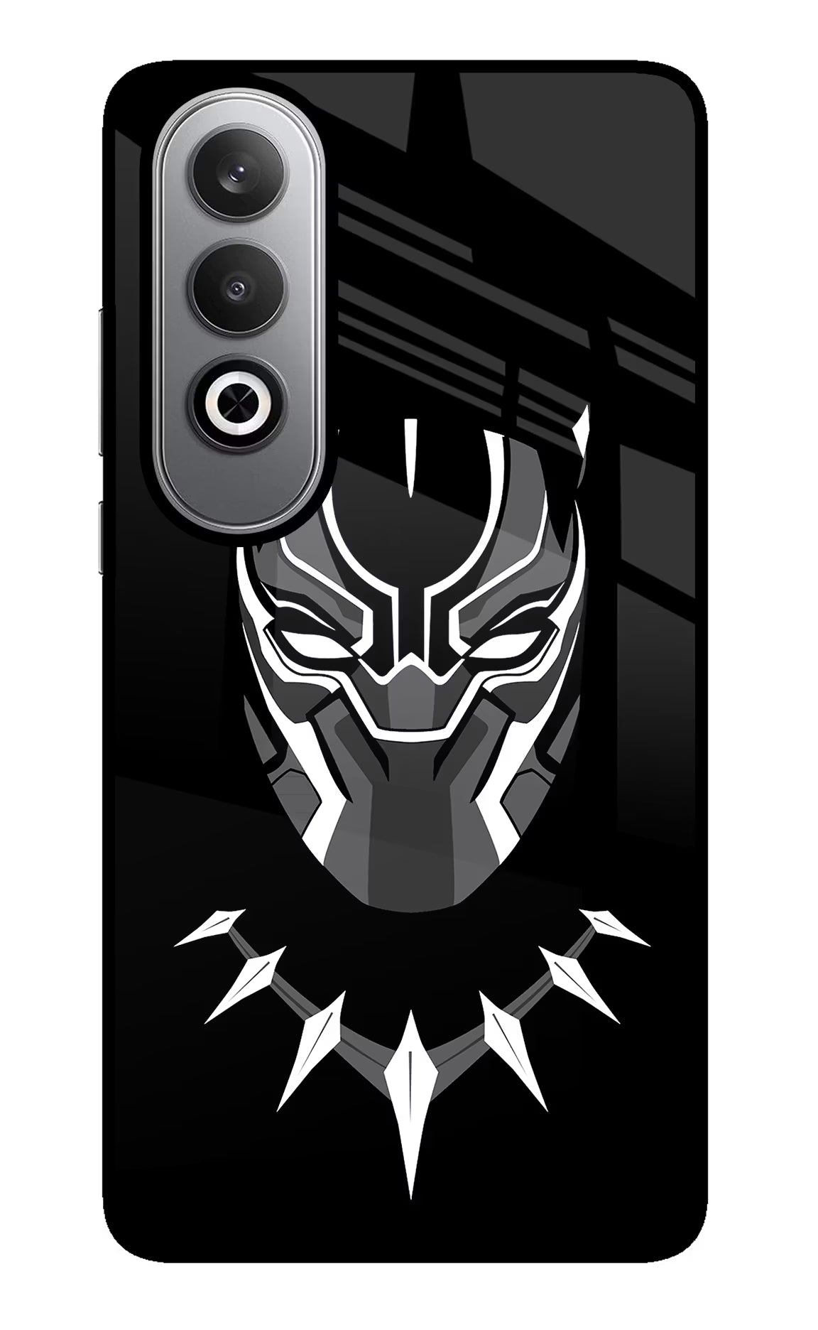 Black Panther Oneplus Nord CE4 Glass Case Back Cover by Casekaro