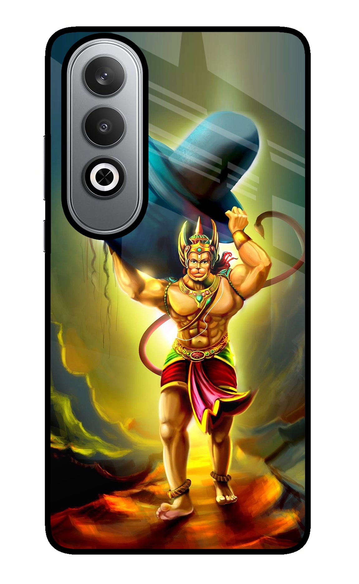 Lord Hanuman Oneplus Nord CE4 Glass Case