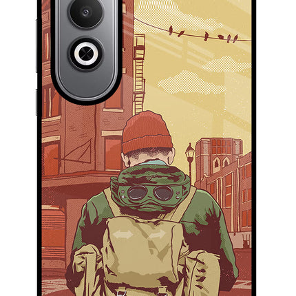 Adventurous Oneplus Nord CE4 Glass Case Back Cover by Casekaro