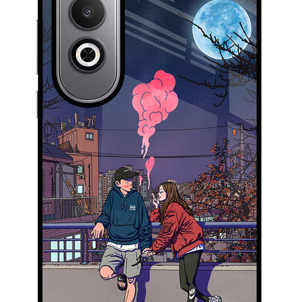Chilling Couple Oneplus Nord CE4 Glass Case