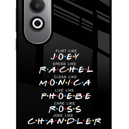 FRIENDS Character Oneplus Nord CE4 Glass Case