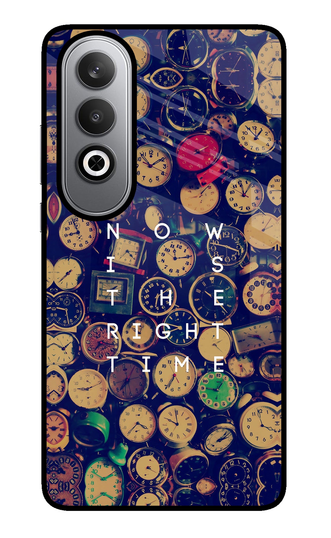 Now is the Right Time Quote Oneplus Nord CE4 Glass Case