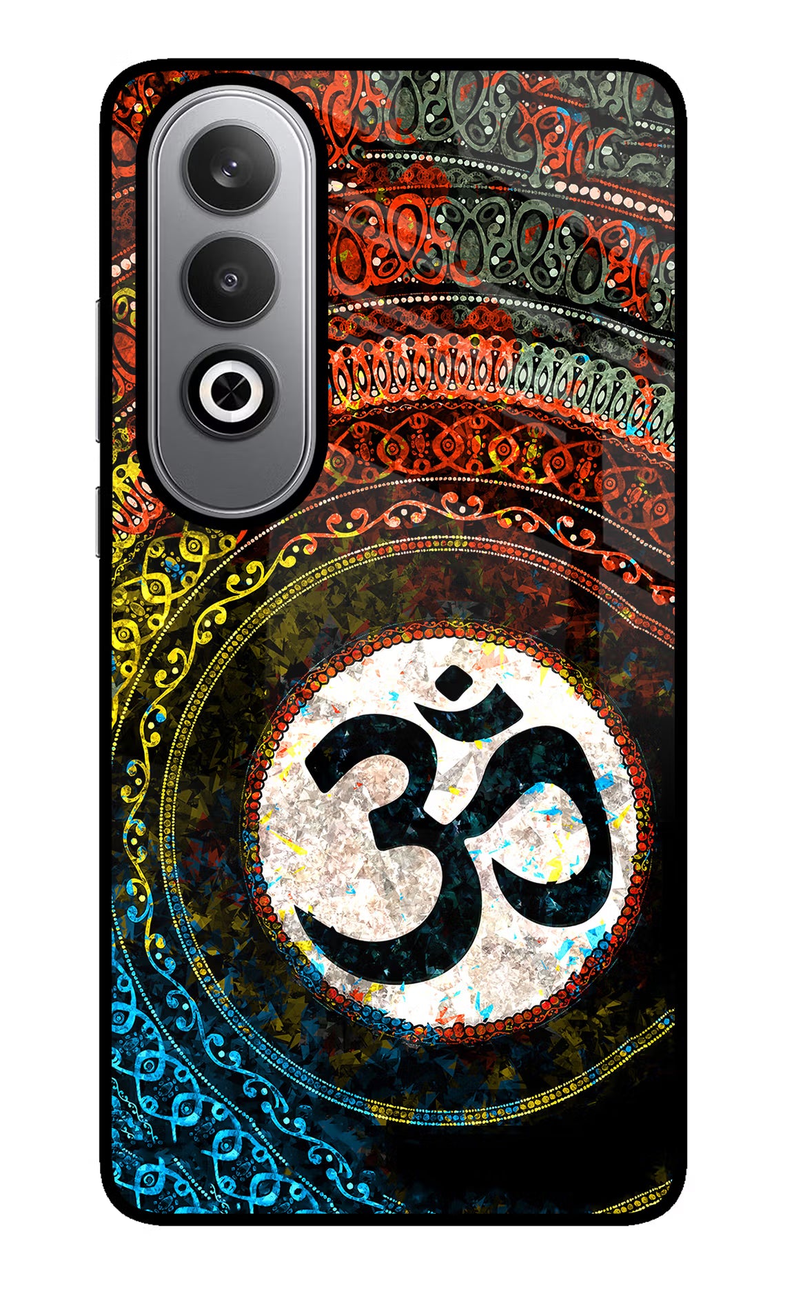 Om Cultural Oneplus Nord CE4 Glass Case Back Cover by Casekaro
