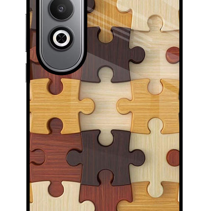 Wooden Puzzle Oneplus Nord CE4 Glass Case