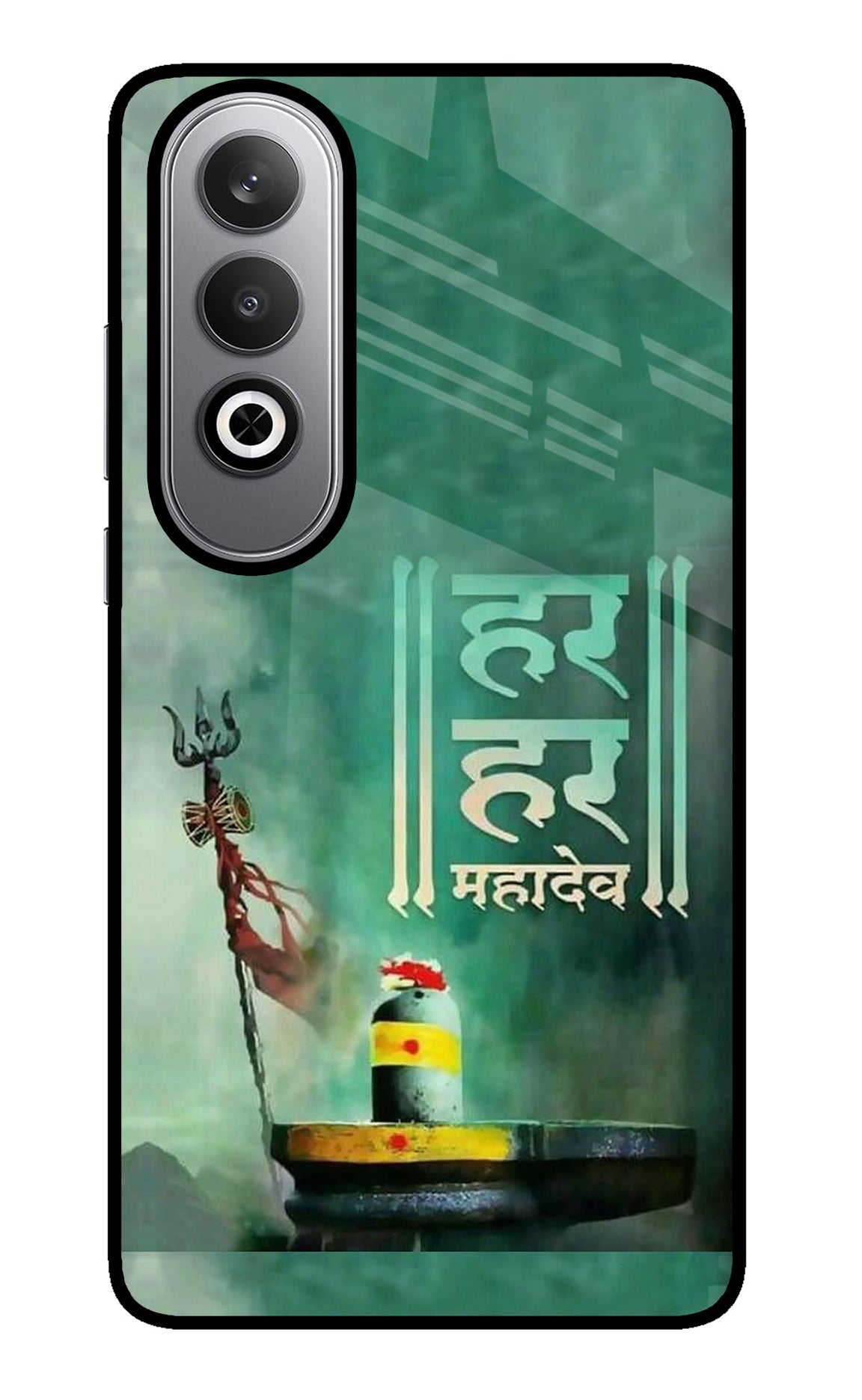 Har Har Mahadev Shivling Oneplus Nord CE4 Glass Case