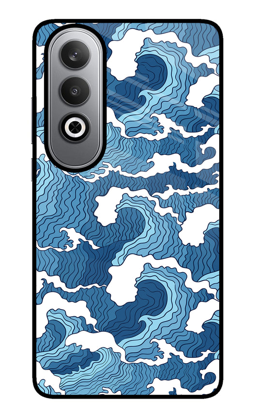 Blue Waves Oneplus Nord CE4 Glass Case