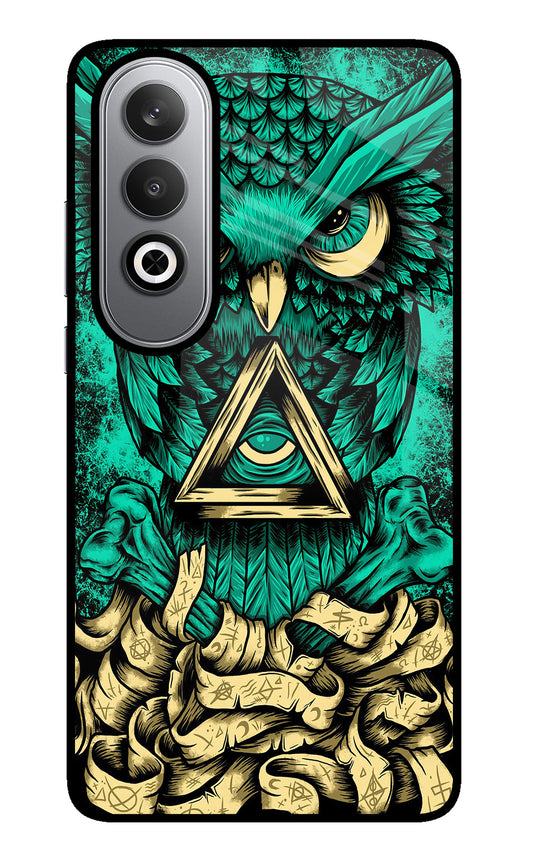 Green Owl Oneplus Nord CE4 Glass Case