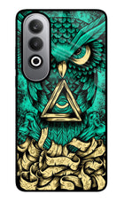 Green Owl Oneplus Nord CE4 Glass Case