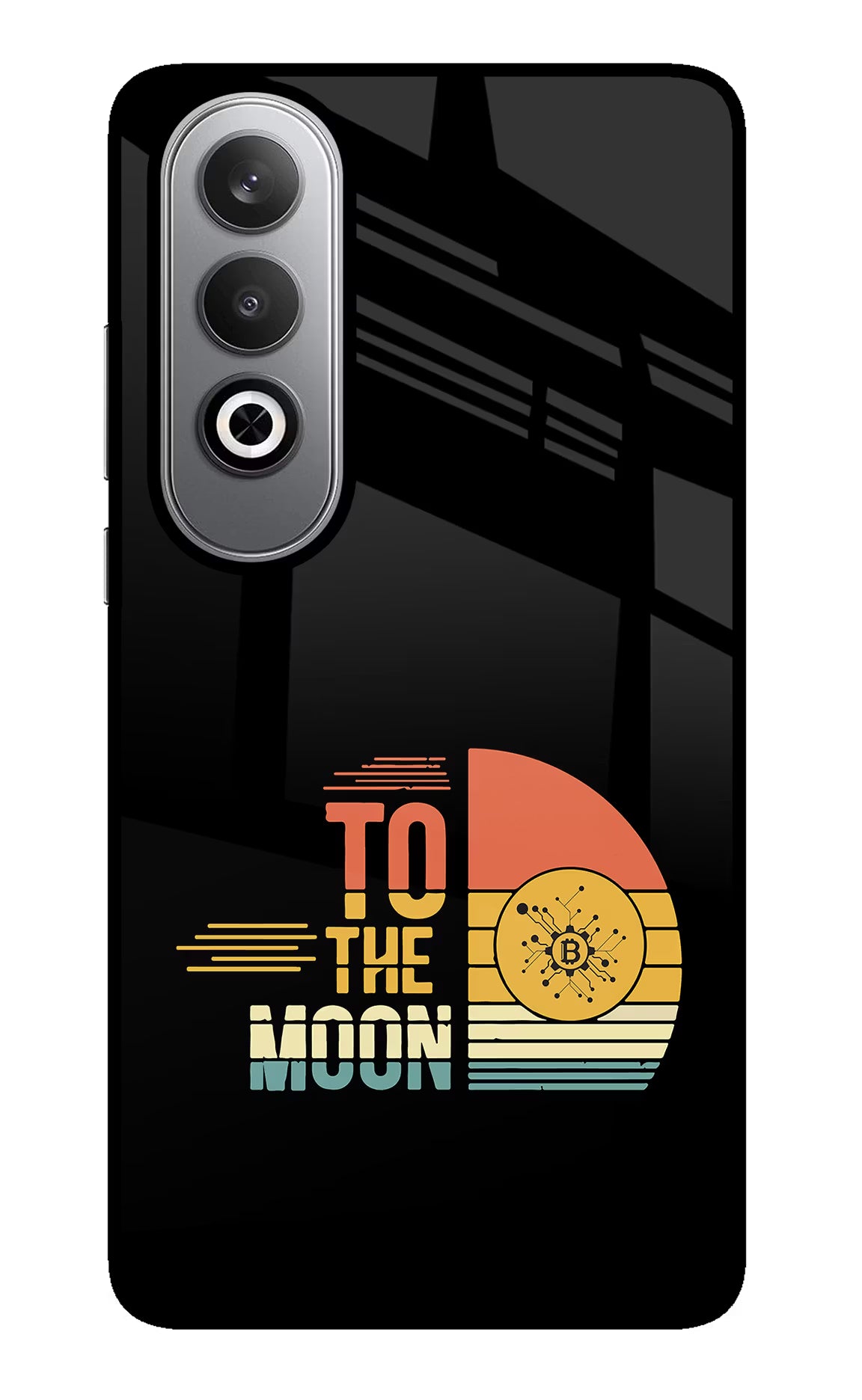 To the Moon Oneplus Nord CE4 Glass Case Back Cover by Casekaro