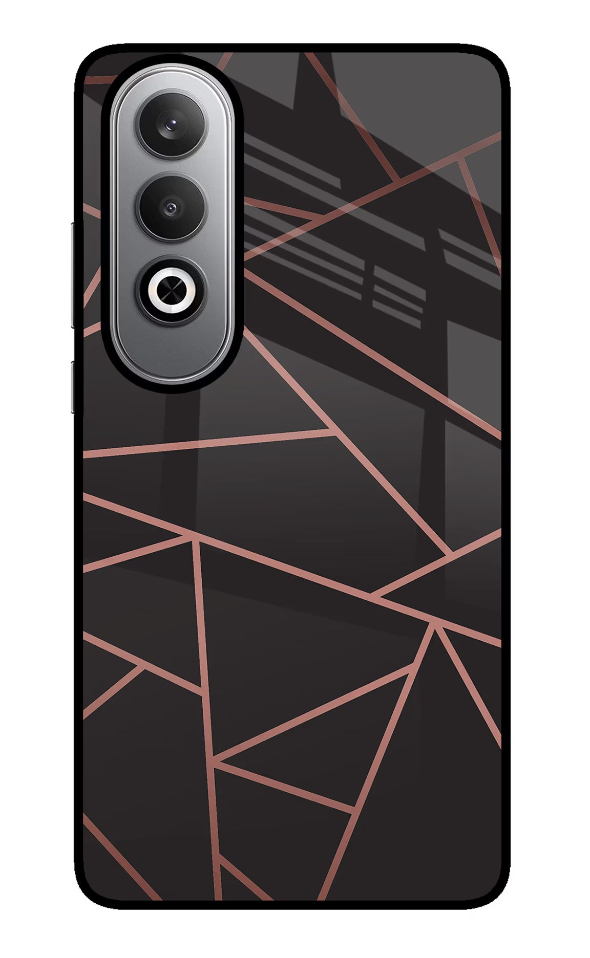 Geometric Pattern Oneplus Nord CE4 Glass Case Back Cover by Casekaro