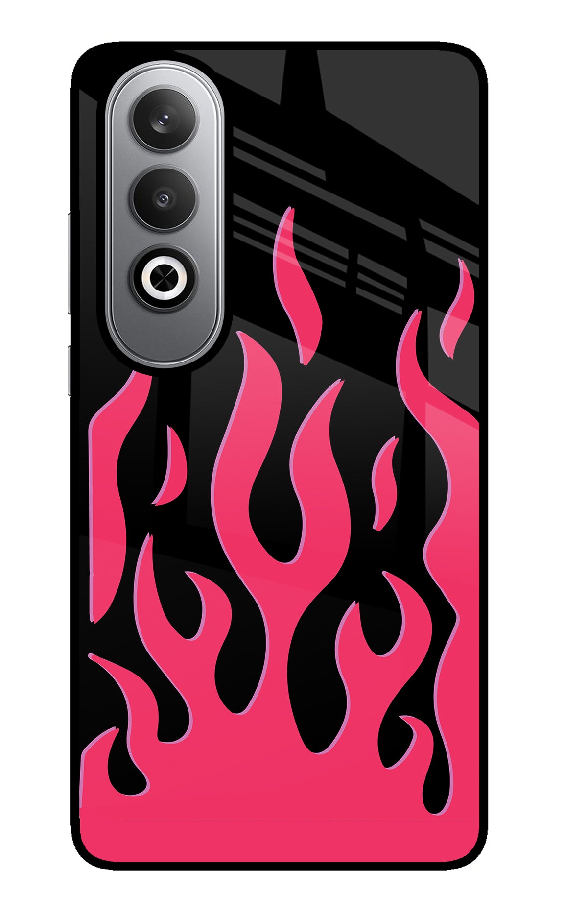 Fire Flames Oneplus Nord CE4 Glass Case