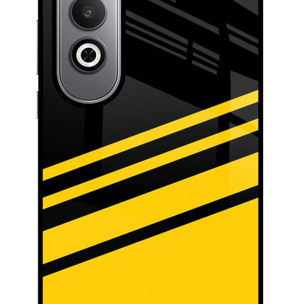 Yellow Shades Oneplus Nord CE4 Glass Case Back Cover by Casekaro