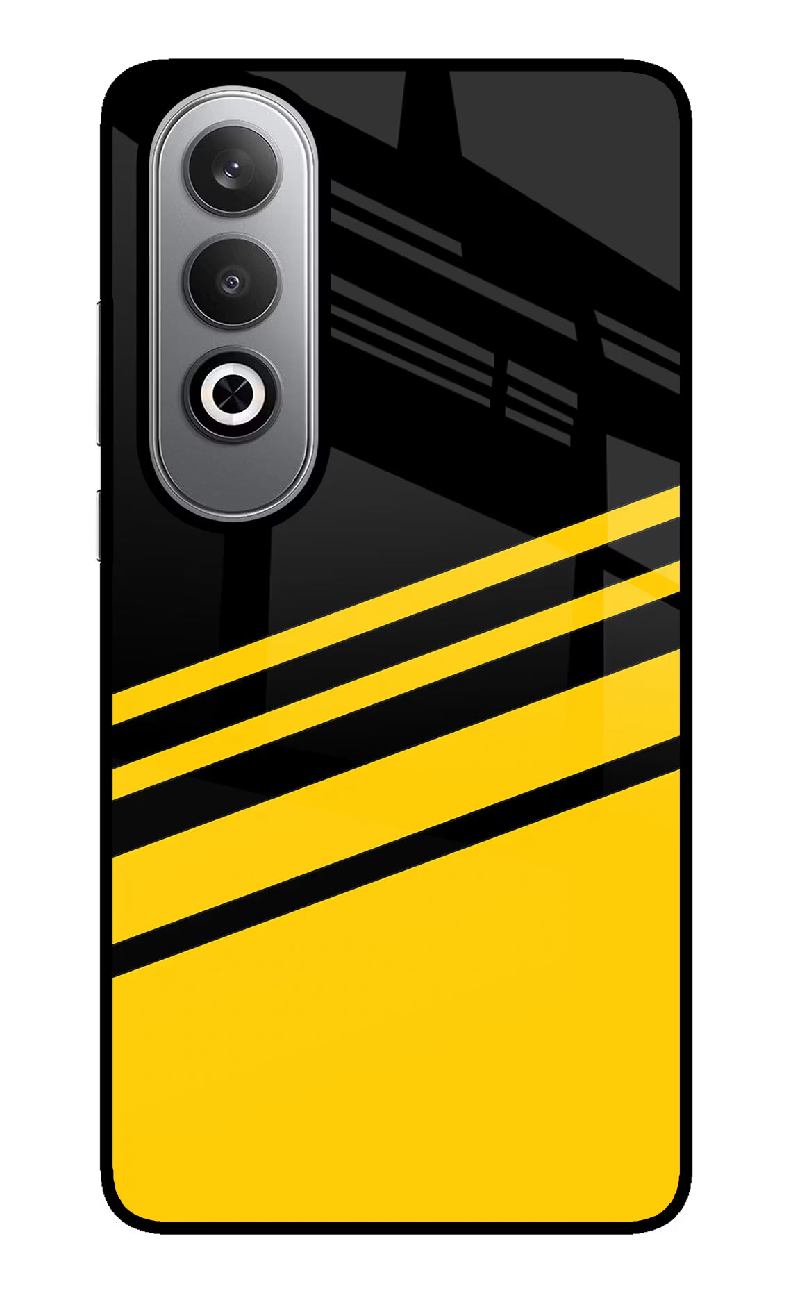 Yellow Shades Oneplus Nord CE4 Glass Case Back Cover by Casekaro
