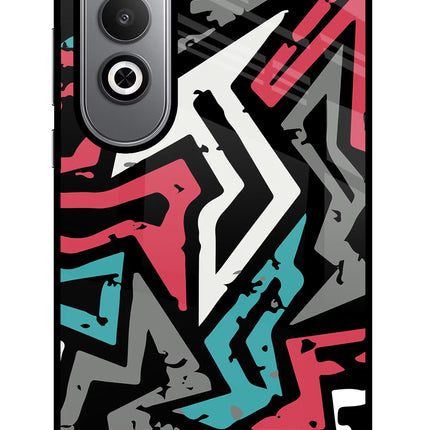 Geometric Graffiti Oneplus Nord CE4 Glass Case