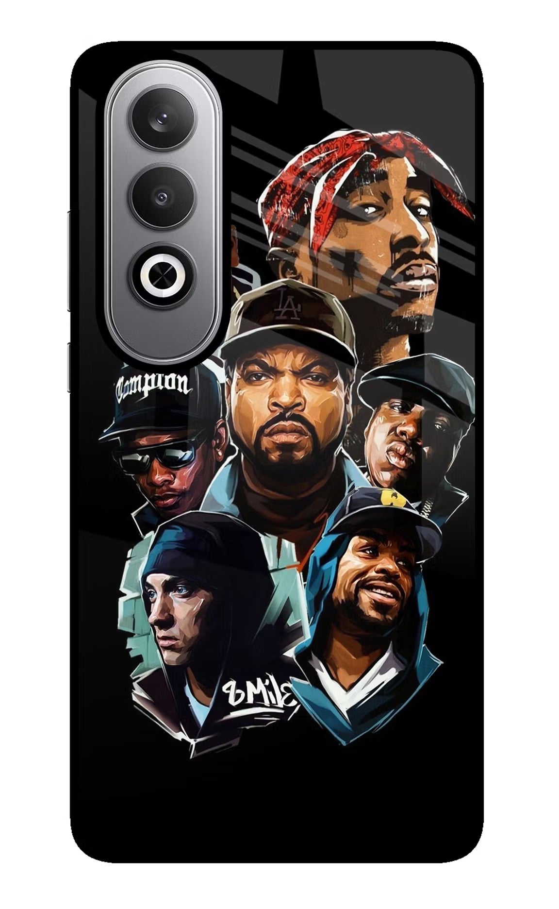 Rappers Oneplus Nord CE4 Glass Case Back Cover by Casekaro