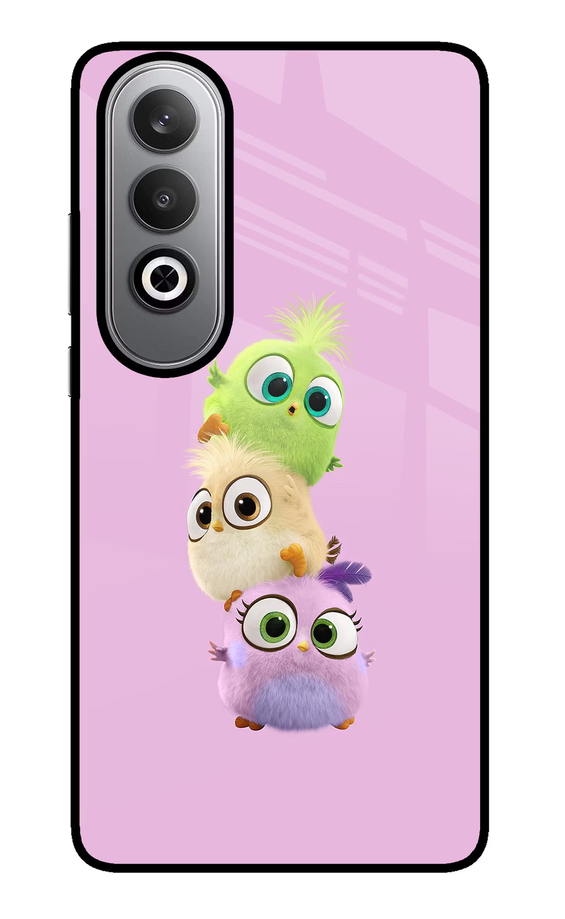 Cute Little Birds Oneplus Nord CE4 Glass Case Back Cover by Casekaro